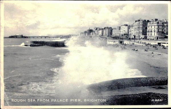 Rough Sea from Pier, Brighton Vorderseite