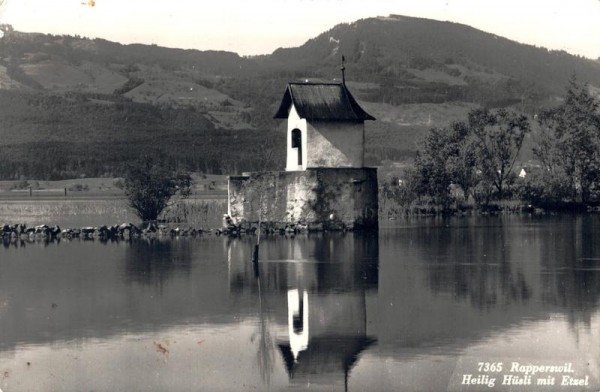 Rapperswil. Heilig Hüsli mit Etzel Vorderseite