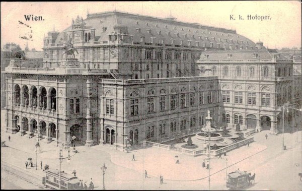 Wien, K.K. Hofoper Vorderseite