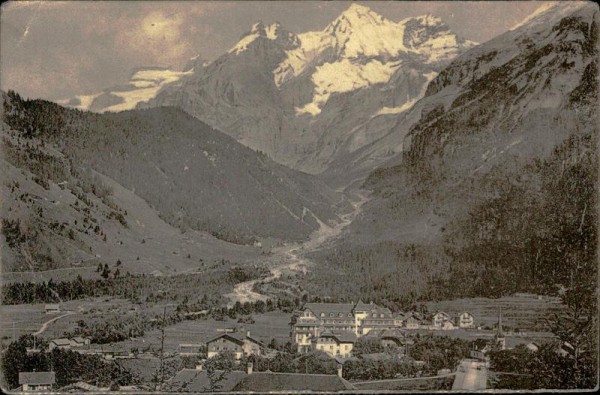 Bern - Lötschberg - Simplon - Kandersteg mit Blümlisalp Vorderseite