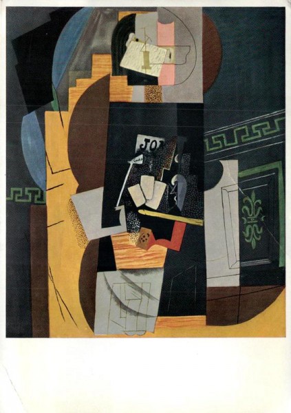 Kartenspieler, Pablo Picasso Vorderseite