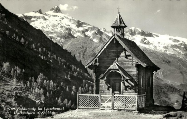 Faldumalp im Lötschental Vorderseite