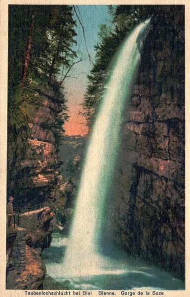 Taubenlochschlucht bei Biel Vorderseite