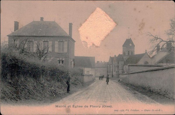 Mairie et Eglise de Fleury Vorderseite