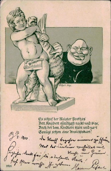 Es schuf der Meister... Vorderseite