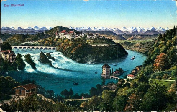 Der Rheinfall Vorderseite