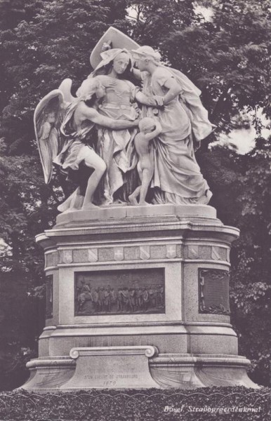 Basel, Monument de Strassburg Vorderseite