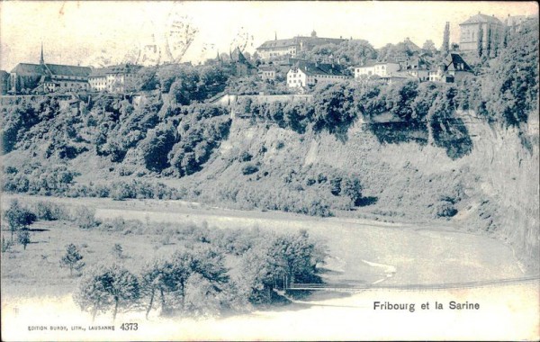 Fribourg et la Sarine Vorderseite