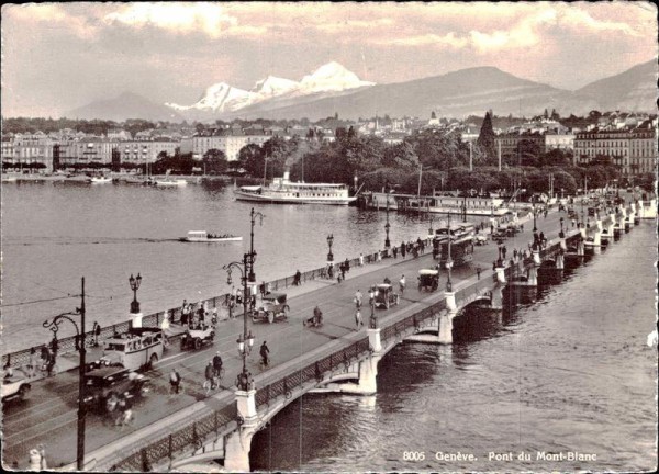 Genève - Pont du Mont-Blanc (4810 m) Vorderseite