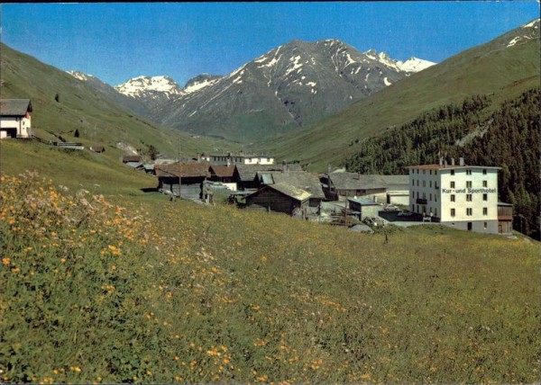 Kur- und Sporthotel, Avers-Cresta Vorderseite