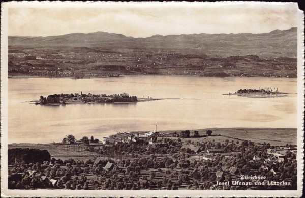 Zürichsee Insel Ufenau und Lützelau