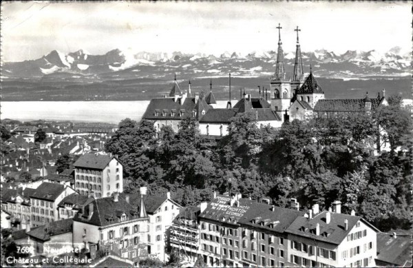 Collégiale de Neuchâtel Vorderseite