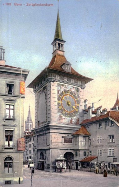 Bern, Zeitglockenturm Vorderseite