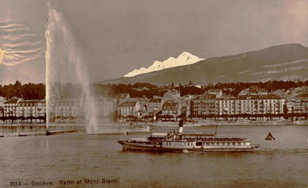 Genève, Rade et Mont Blanc Vorderseite
