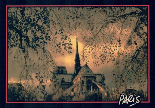 Paris. Notre-Dame Vorderseite