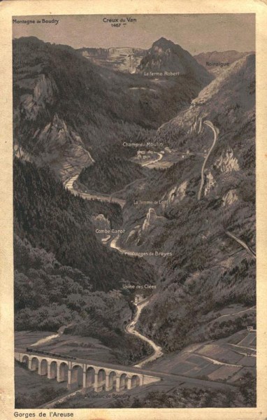 Gorges de l'Areuse Vorderseite
