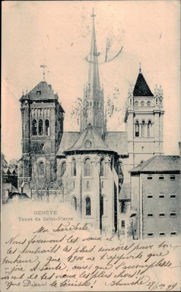 Genève - Tours de Saint-Pierre Vorderseite