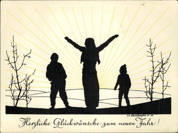 Scherenschnitt, Muntwyler Vorderseite