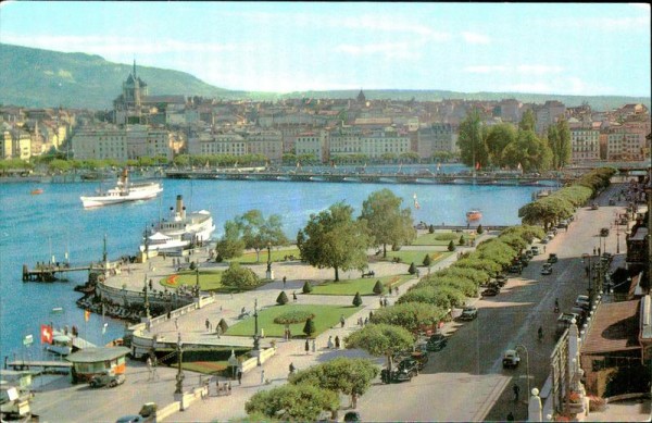 Genève - La Rade et le Quai du Mont-Blanc Vorderseite