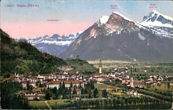 Bad Ragaz (521 m) Vorderseite