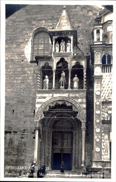 Bergamo - Alto - Basilica S.Maria Maggiore Vorderseite