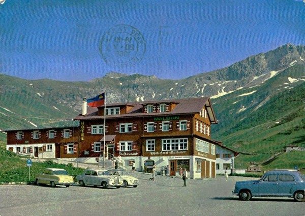 Malbun, Alpen-Hotel Vorderseite