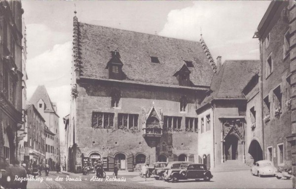 Regensburg an der Donau, Altes Rathaus Vorderseite