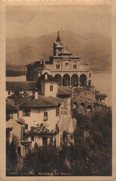 Locarno e Madonna del Sasso. 1917 Vorderseite