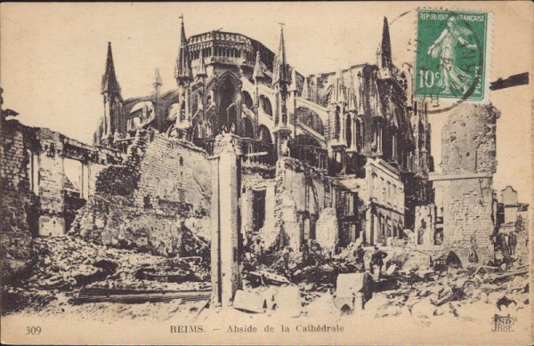 Reims, Abside de la Cathédrale