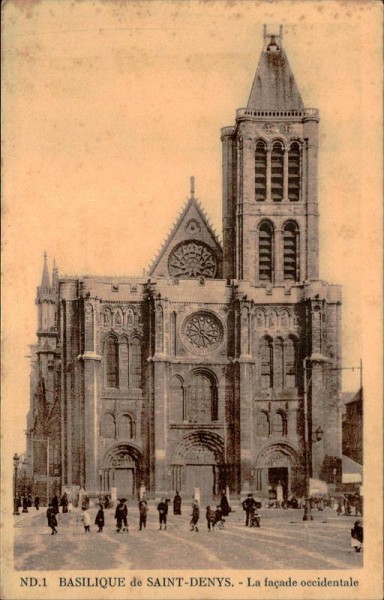 Basilique Saint-Denis Vorderseite