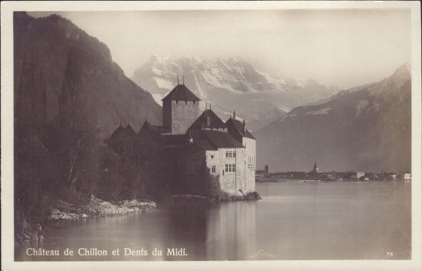 Chateaude Chillon et Dents du Midi
