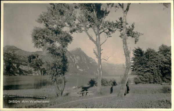 Am Wallensee, Walensee Vorderseite