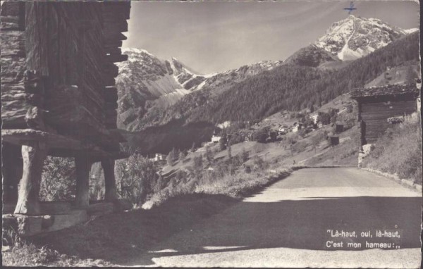 La route montand à Grimentz Vorderseite