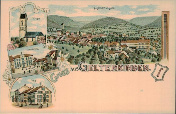 Gruss aus Gelterkinden, REPRODUKTION Vorderseite