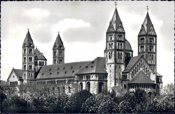 Speyer am Rhein, der Dom Vorderseite