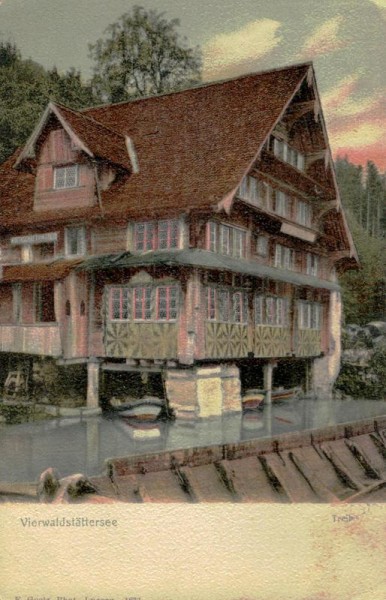 Treib am Vierwaldstättersee um 1897 Vorderseite