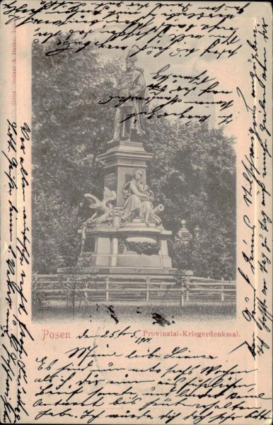 Posen/Provinzial-Kriegerdenkmal. Vorderseite