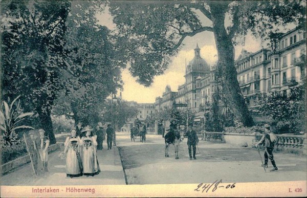 Interlaken - Höhenweg  Vorderseite