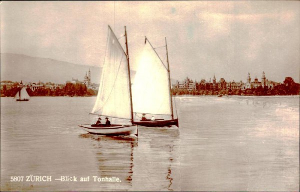 Zürich - Blick auf Tonhalle Vorderseite