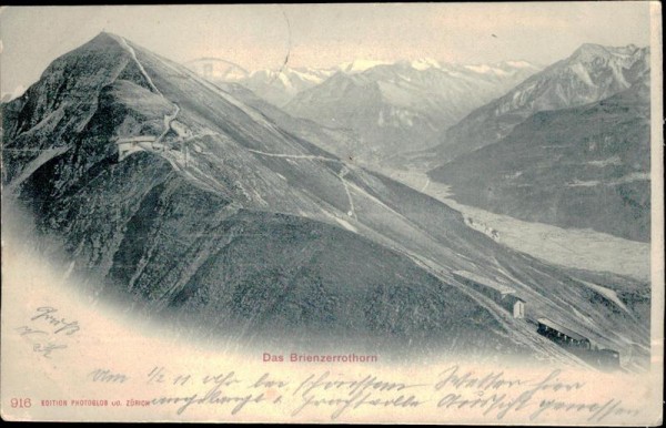 Das Brienzerrothorn Vorderseite