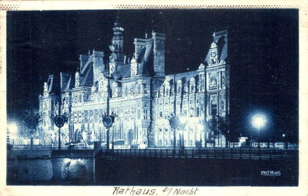 Paris in der Nacht Vorderseite