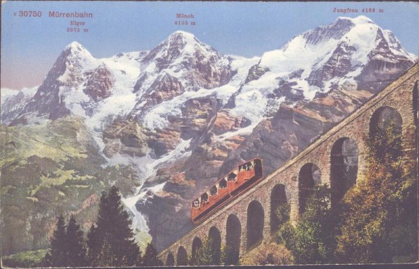 Mürrenbahn Vorderseite