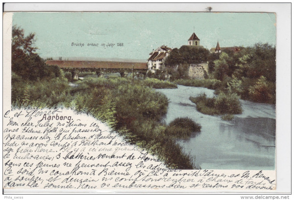 Aarberg - Brücke erbaut im Jahr 1568