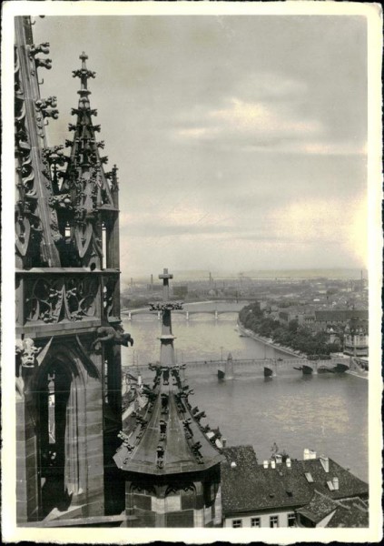 Blick vom Münster (Basel) Vorderseite