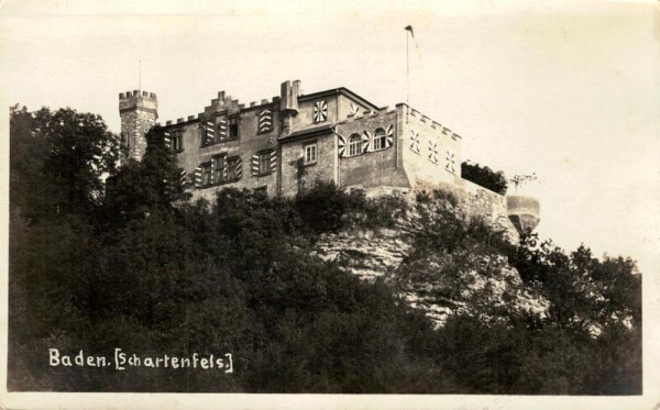 baden, Schartenfels Vorderseite