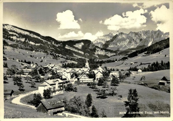 Ennetbühl Togg. mit Säntis Vorderseite