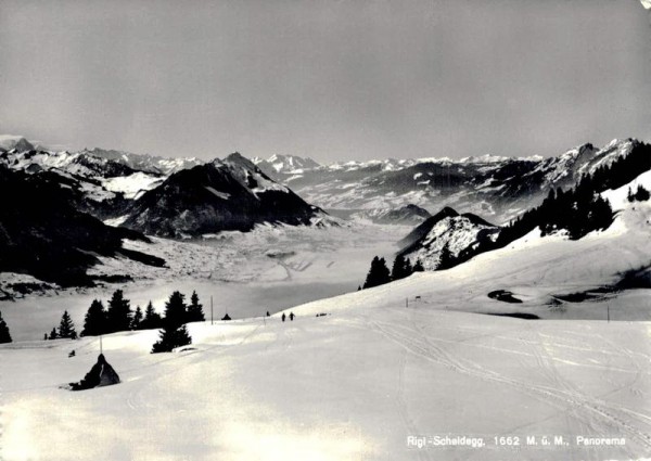 Rigi-Scheidegg, Panorama Vorderseite