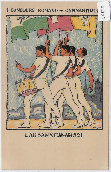 1r Concours Romand de Gymnastique - Lausanne Juillet 1921