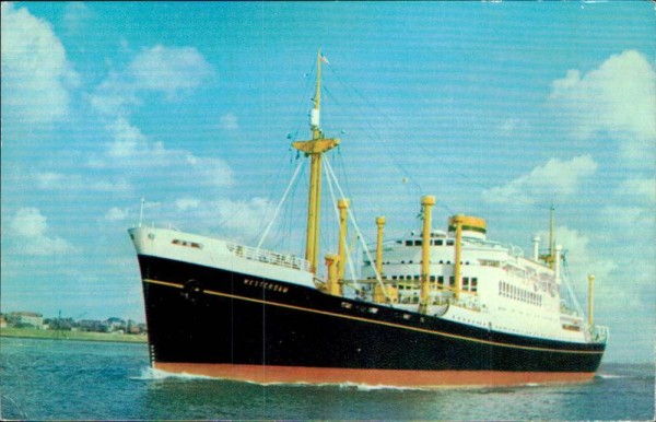 m.v. Westerdam, Holland-America-Line Vorderseite