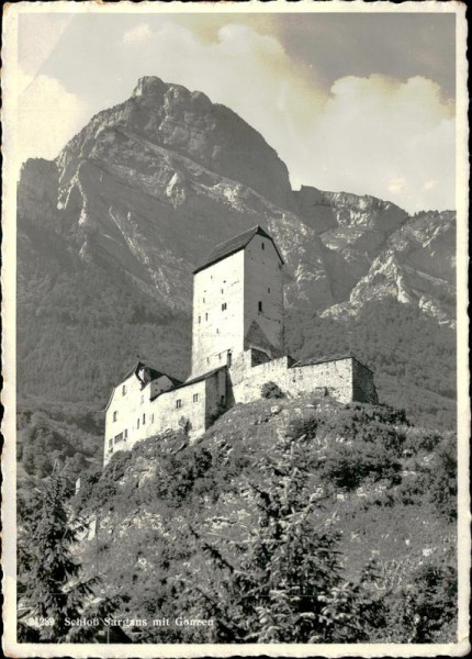 Schloss Sargans mit Gonten Vorderseite